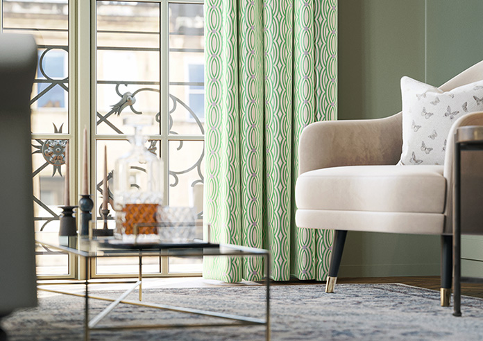 Opulent Scallop, Spearmint - Made To Measure Curtains - Image 5